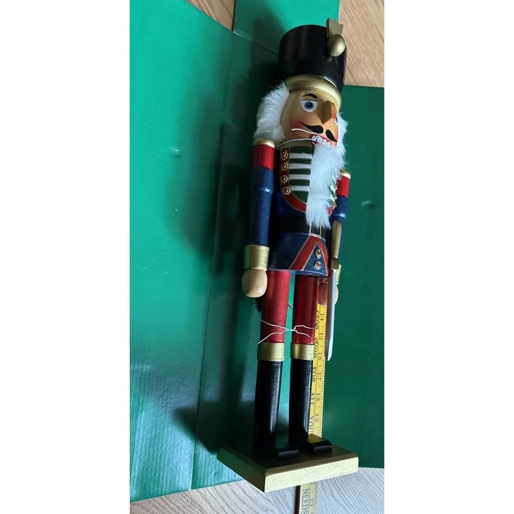Kurt  Adler Nutcracker Soldier With Sword Wooden Christmas 20-Inches‎ Large NWT